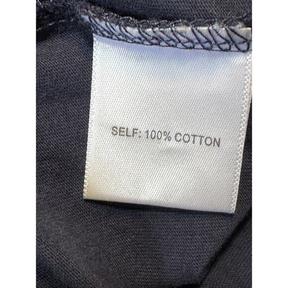 Jane + Delaney · Embroidered Sun Tee · Cotton · Oversized · Navy· Plus Size 3X - Picture 5 of 6